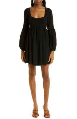 CINQ À SEPT SIZE 10 DORINA BALLOON LONG SLEEVE MINIDRESS $465