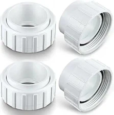 4 Pcs 2" Union Connector Replacement Kit for Hayward Salt Chlorine Cell