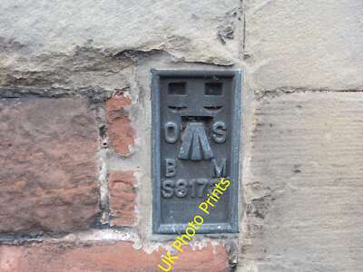 Foto 6x4 Ordnance Survey Unterputzhalterung S8173 Newton St Boswells This can c2015