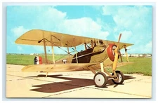 Postcard Spad VII Single Seater Biplane Fighter Aircraft WWI Airplane Unposted