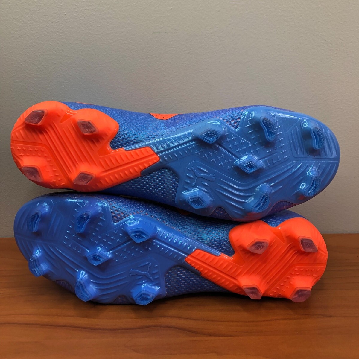 Puma Future Ultimate FG AG Soccer Cleats Blue / Orange 107165-01