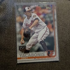 2019 Topps Series 2 150th Anniversary #575 Jimmy Yacabonis Baltimore Orioles