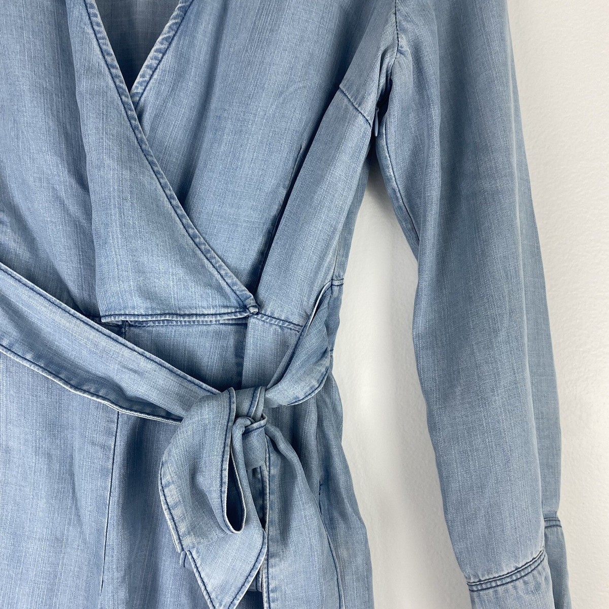 HOT Chambray Jumpsuit Bb Dakota Knit Wrap Jumpsuit BB