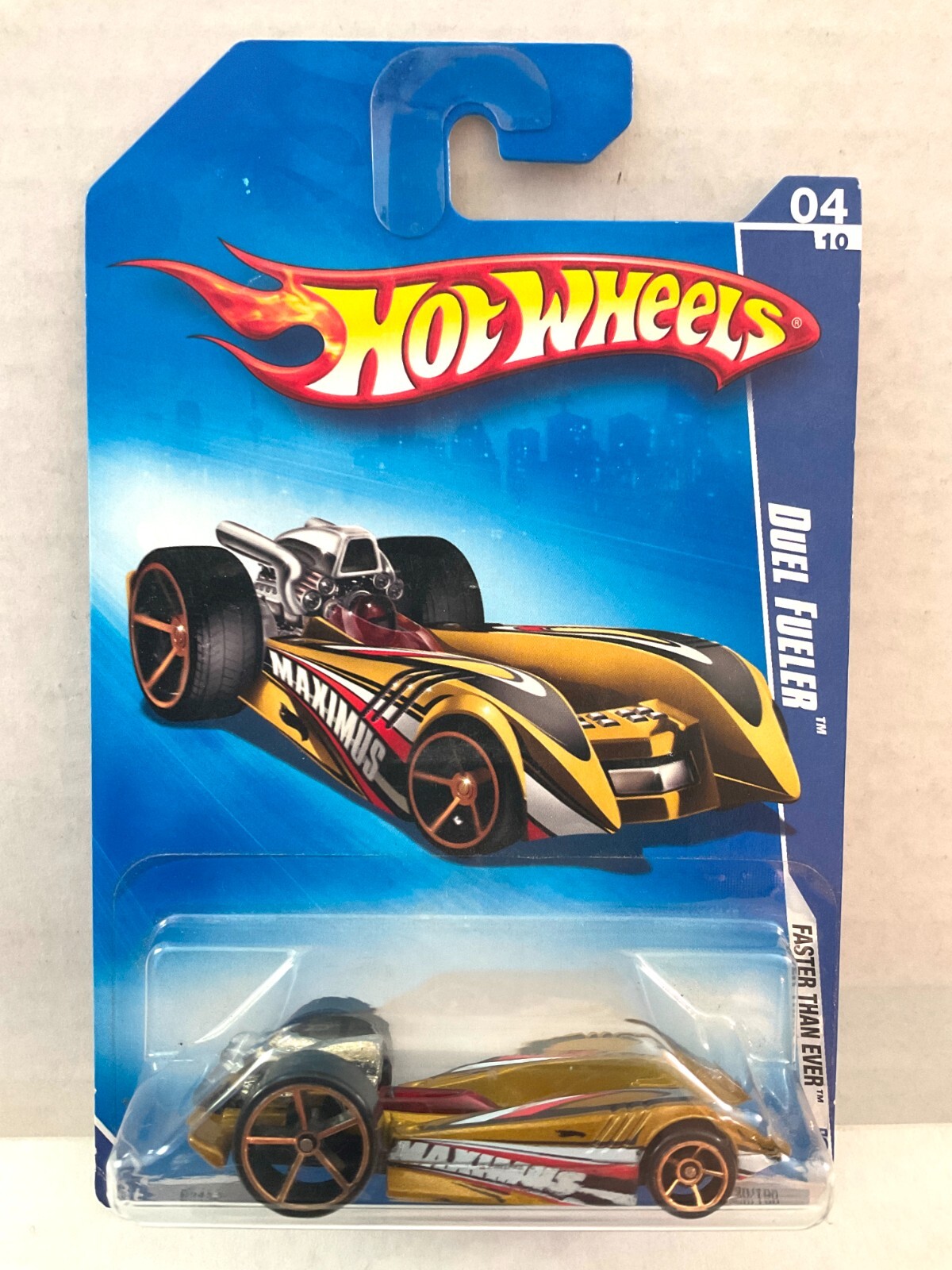 Hot Wheels 2009 #130 Faster Than Ever FTE - DUEL FUELER - Gold