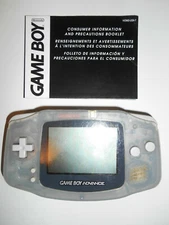Nintendo Game Boy Advance Handheld System AGB-001 w/Manual - TESTED