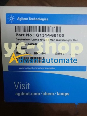New Agilent G1314-60100 deuterium lamp Fast Shipping via FedEx or DHL
