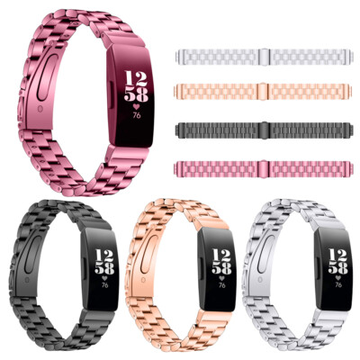 Replacement For Fitbit Inspire2 Metal Stainless Steel Strap Bracelet Watch Band