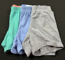 Wonder Nation Lot Of 3 Elastic Waist Girls Shorts Size M 7-8 