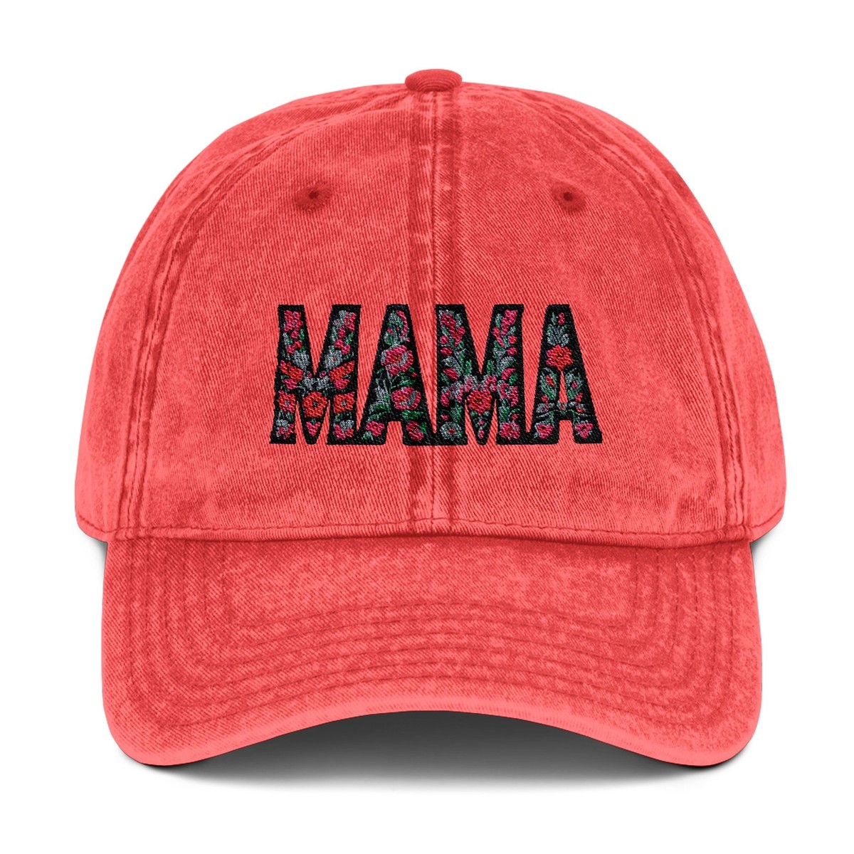 Embroidered Mom Trucker Hat, Vintage Mama Baseball Cap, Mothers Day Gift Baseball Mom Camo Puff Embroidered Trucker Hat | Tournament  main image 3