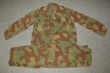 Original ITALY Italian Army 1960s Telo Mimetico 3-Color Camouflage Uniform