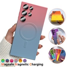 For Samsung Galaxy S23 Ultra S22 Plus S21 Note 20 Gradient Magsafe Magnetic Case