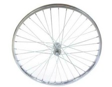 NEW 26X1.75 STEEL FRONT, COASTER OR FREEWHEEL 36 SPOKE 12G 3/8 AXLE IN CHROME