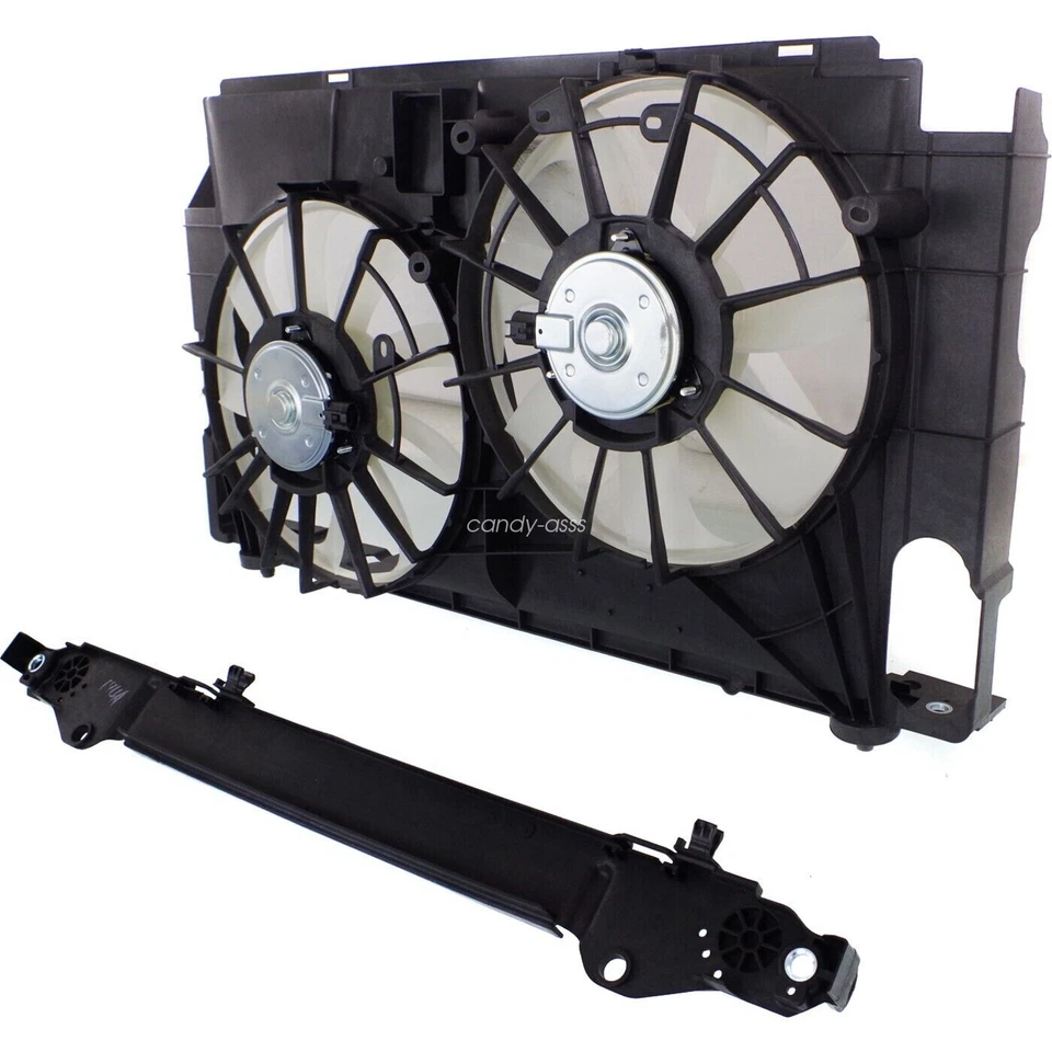 Radiator Cooling Fan Dual Assembly For 2013-2018 Toyota RAV4 North America Built Foto 3 de 4