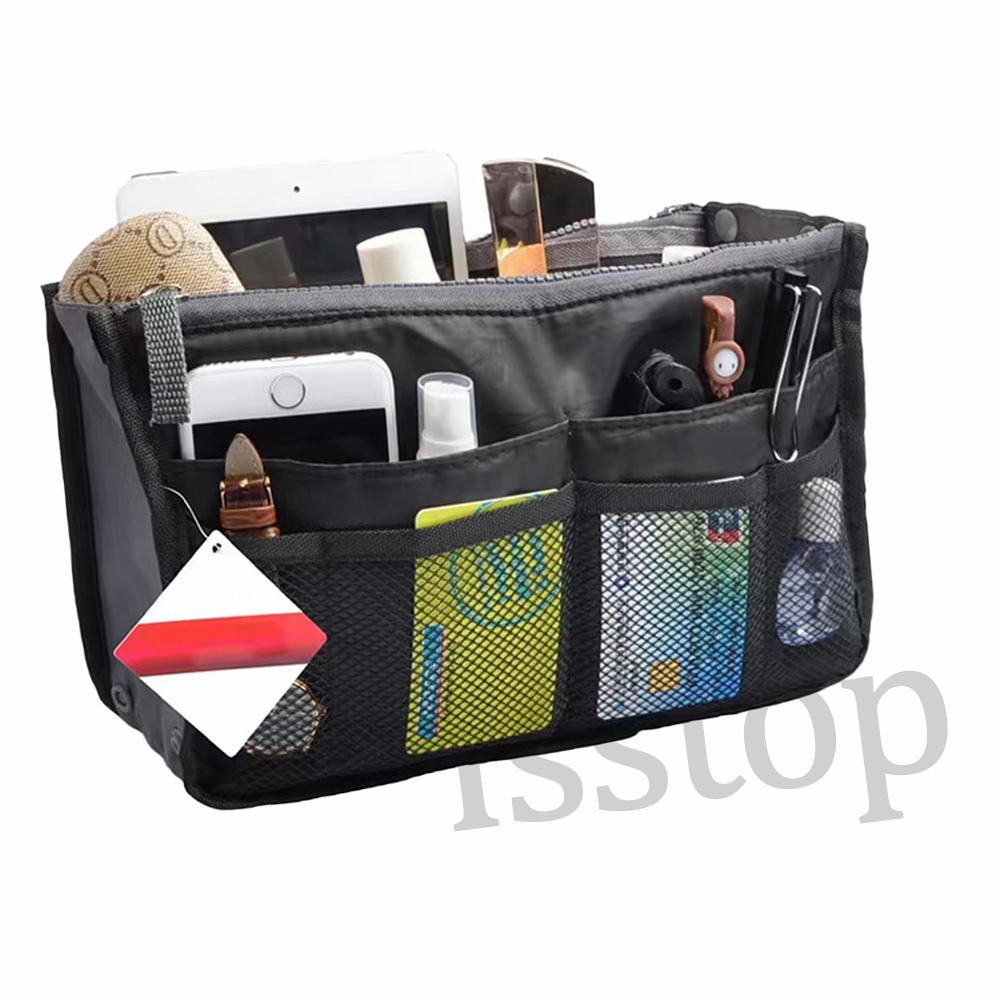 Tote Organizer Insert Bag Women Travel Large liner Handbag Purse  Lady Makeup