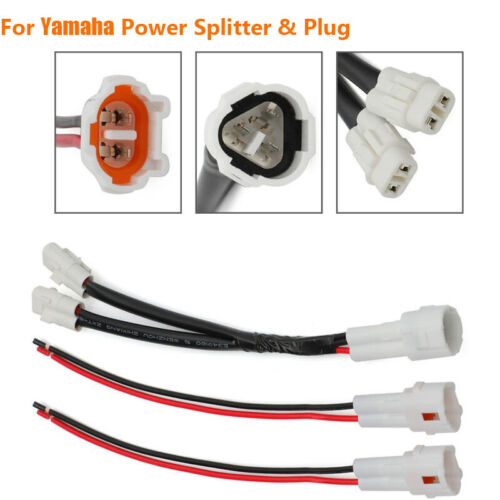 Power Outlet SPLITTER Plug ChargerFor Yamaha MT07 MT09 YZF-R1 R1M R6 FZ07 FZ09 - Bild 1 von 12