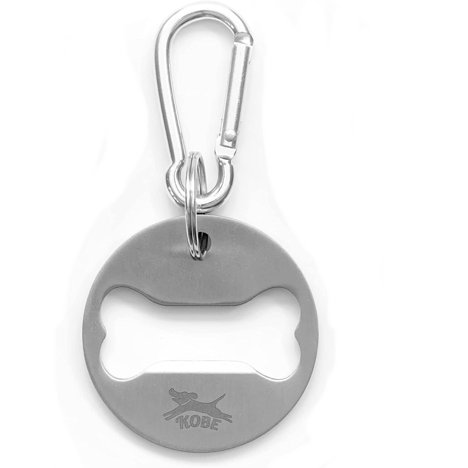 Dog Collar Bottle Opener Stainless Steel Easy to Attach 4.5 cm Kobe Kikkerland