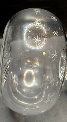 Vintage/Antique Crystal Decanter (Victorian?) Etched Stars Original Stopper - Picture 14 of 23