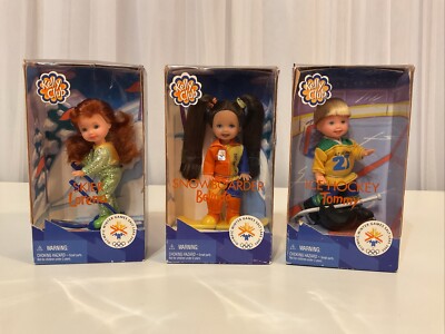 Antique Barbie Kelly Club Ice Hockey Snowboarder Skier Winter Olympic Games 2002