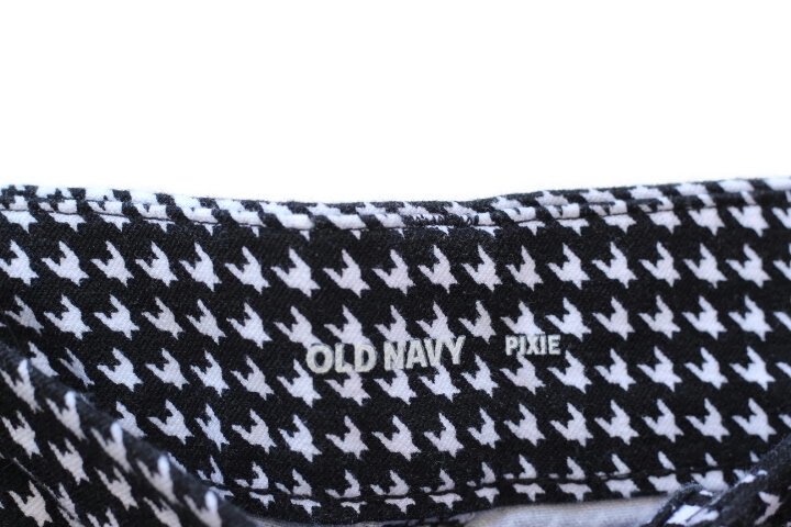 Old Navy Pixie Black White Women's Houndstooth Pa… - image 2