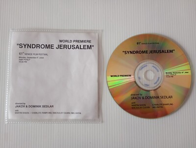 Syndrom Jerusalem DVD Press Kit 61 Venice Festival 2004 Macaulay Culkin Rare