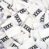 Xxxl (extra Extra Extra Large) Clothing Size Labels (package Of 50) on sale Xxxl (extra Extra Extra Large) Clothing Size Labels (package Of 50) on sale