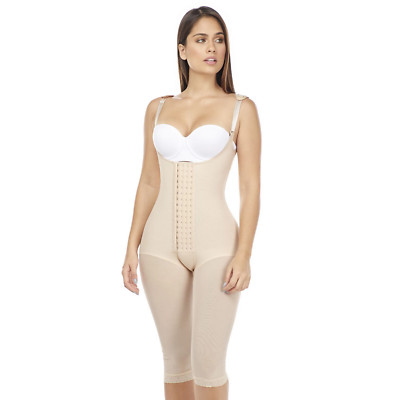 Faja Levanta Cola Con Vitamina Post-surgery Long Leg Body Shaper Maria E 9152