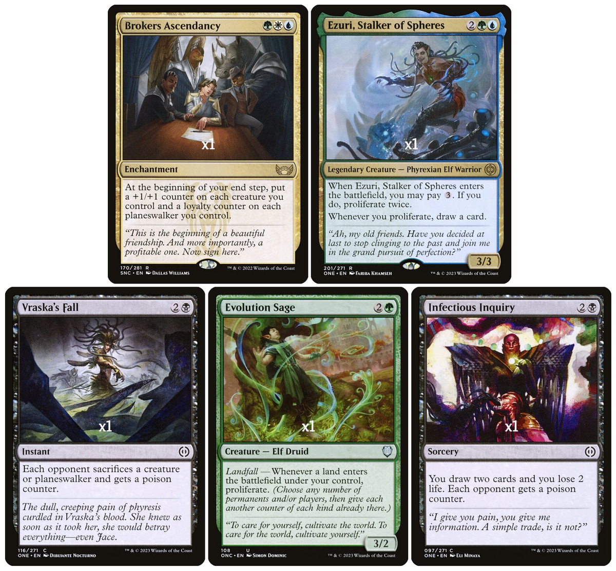 MTG Multi-Color Atraxa Commander Deck Staples Bundle (5 Cards) MINT | eBay MTG Multi-Color Atraxa Commander Deck Staples Bundle (5 Cards) MINT | eBay