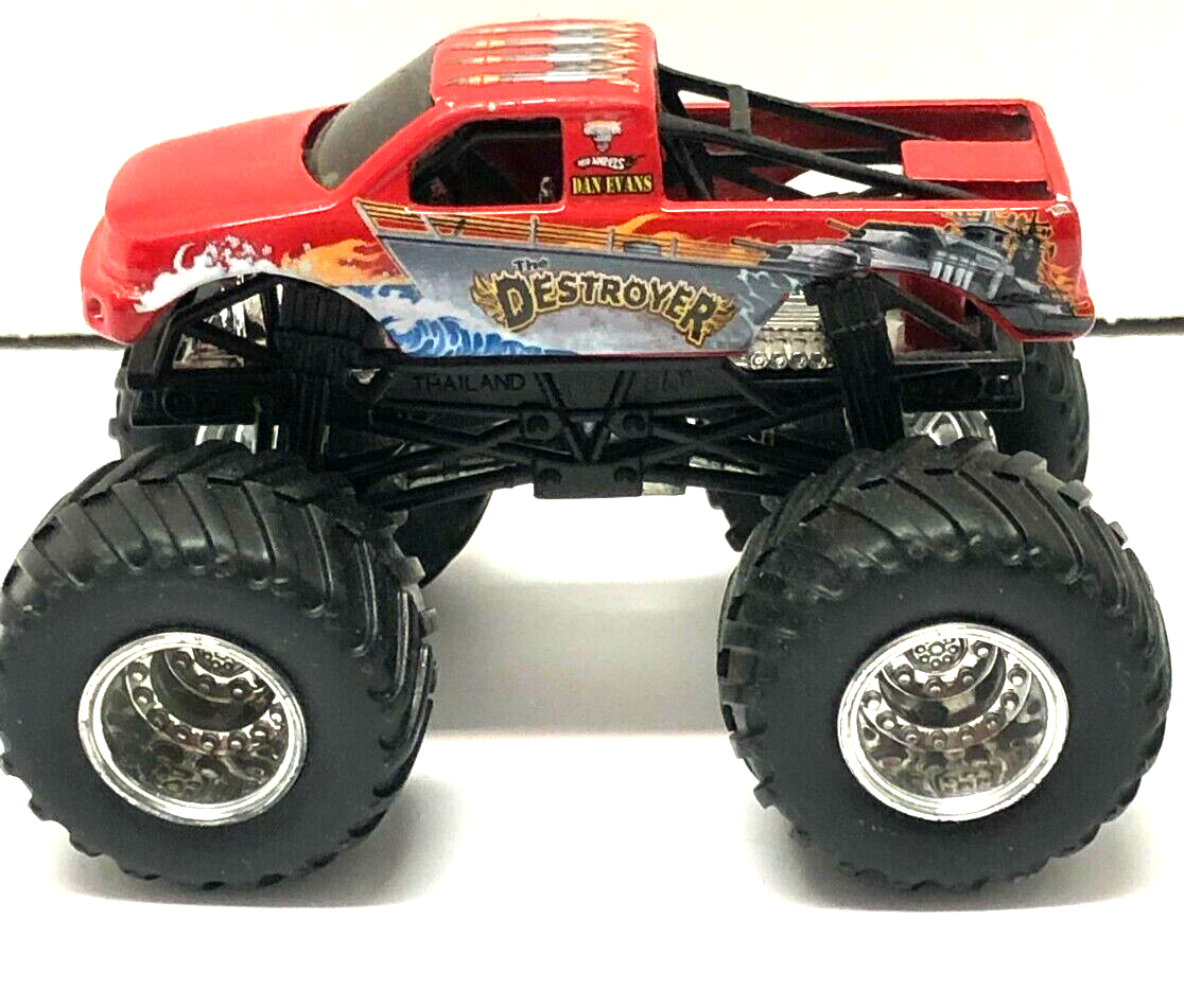 hotwheels monster jam 日本未発売 入手困難 Hot Wheels Monster Jam DESTROYER Monster Truck 1:64 metal base | eBay