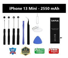 iPhone 13 Mini 2550mAh High Capacity Replacement Battery w/ Tool Kit A2481 A2626