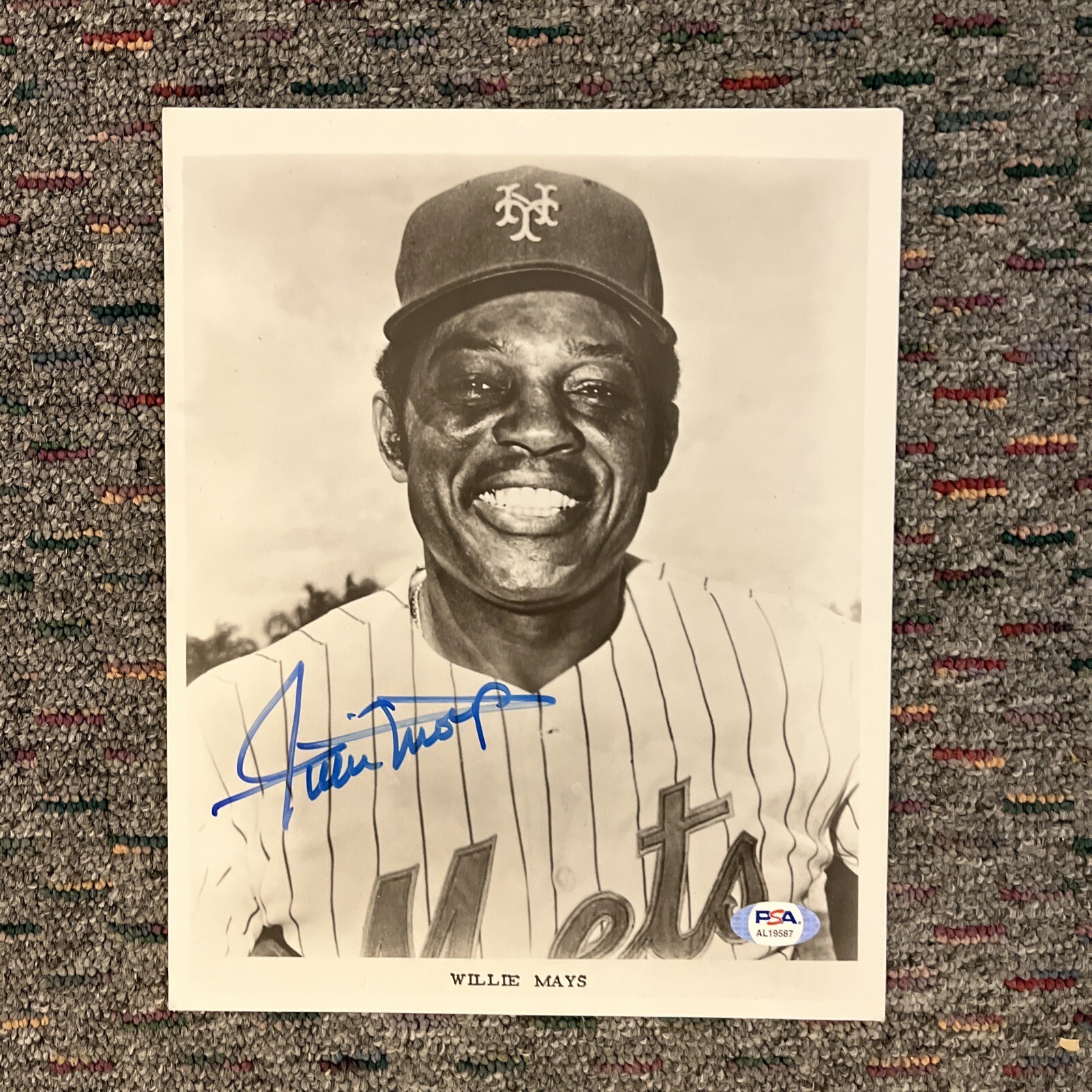Willie Mays Signed Autographed 8x10 Photo PSA DNA COA READ