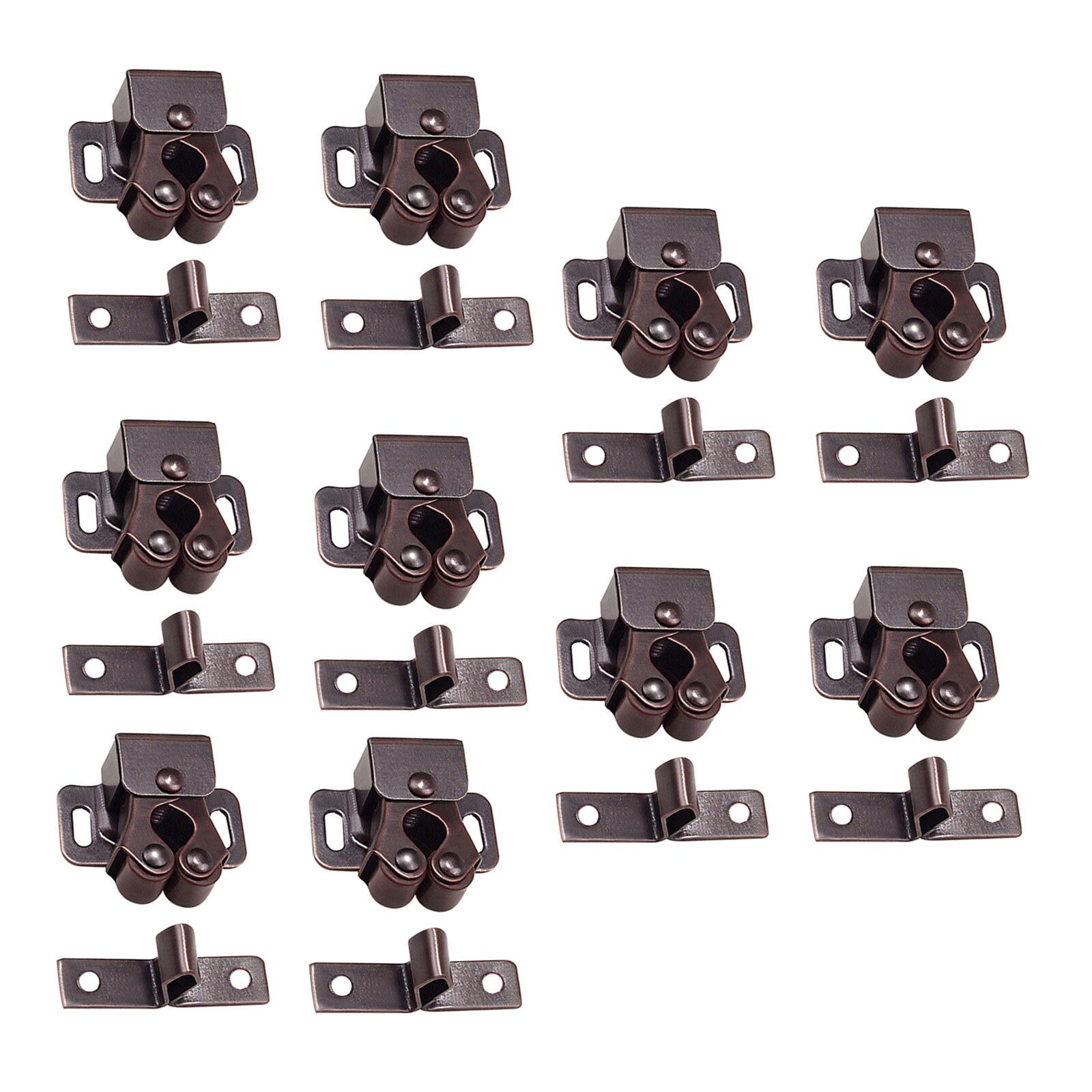 10Pcs Antique Home Furniture Door Stoppers Cupboard Cabinet Door Roller Latch B