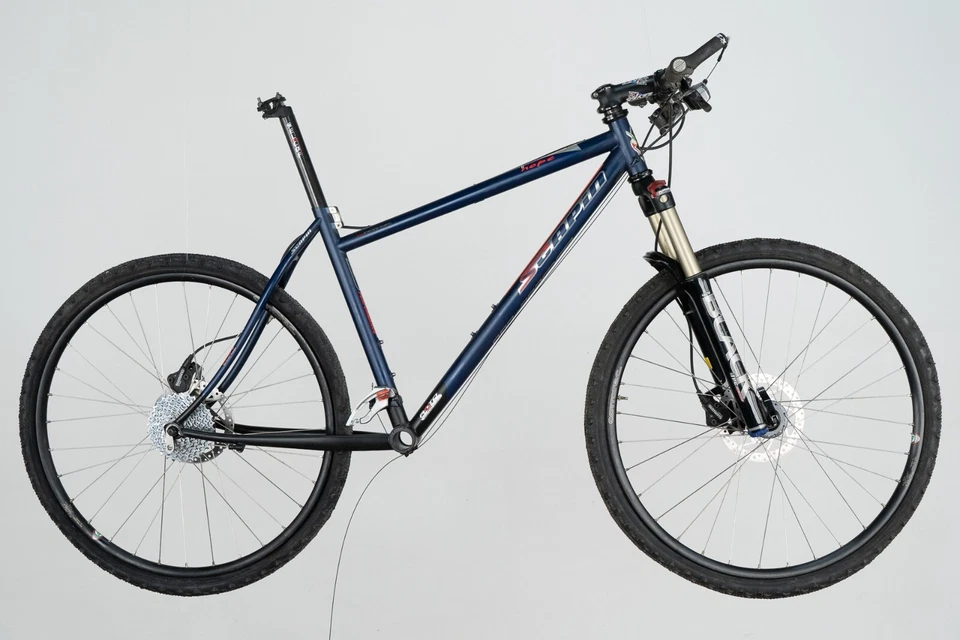 NOS SCAPIN NOPE STAHL MTB FAHRRAD VINTAGE ITALIAN SHIMANO XTR OLD MANITOU SCHWARZ - Bild 2 von 4