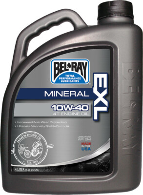 Bel Ray EXL Mineral 4T Engine Oil 10W40 - 4L. 99090-B4LW