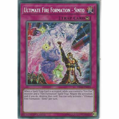 FIGA-EN021 Ultimate Fire Formation - Sinto | 1st Edition | Secret Rare  Yu-Gi-Oh!
