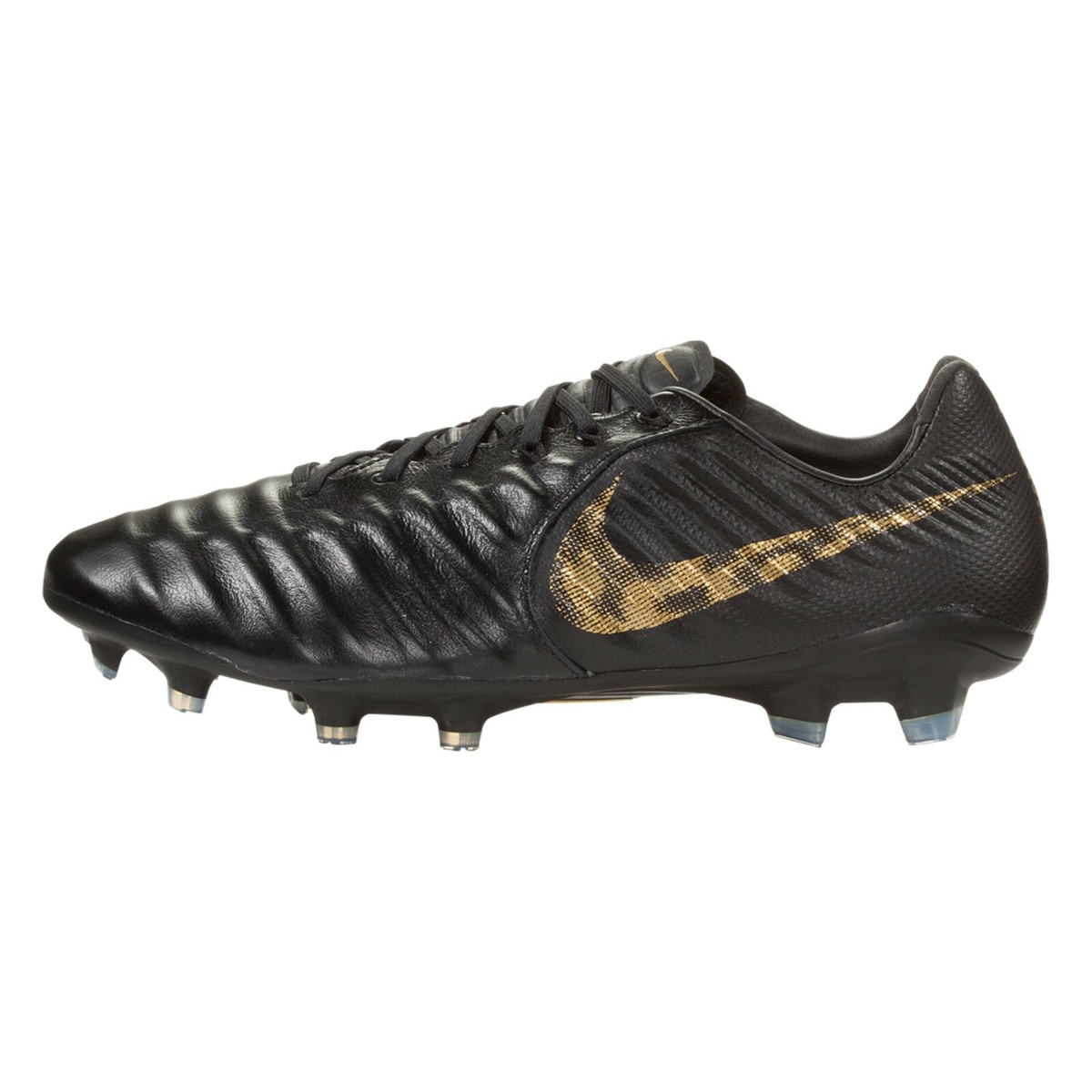 Nike JR Legend 7 Elite FG Soccer Cleats Black Gold AH7258