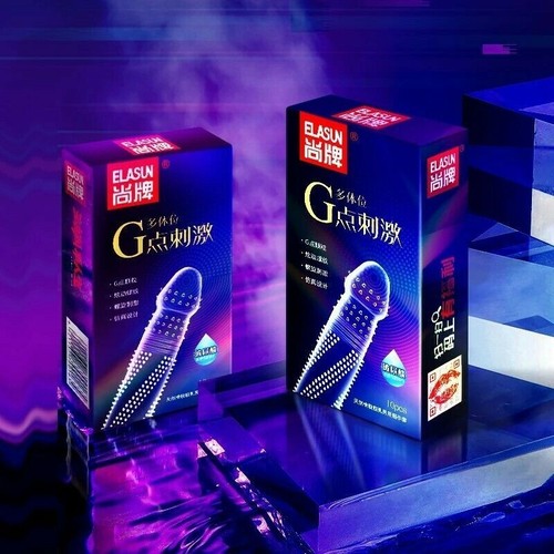 Condones ajustados de látex ultrafinos talla 10 piezas productos para hombres pico 52 mm - Imagen 4 de 12