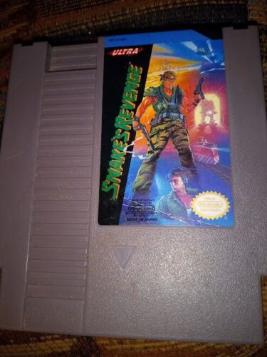 Pre-Owned 1985 SNAKES REVENGE (NES) Original NINTENDO Authentic Gaming Cartridge - Picture 1 of 2