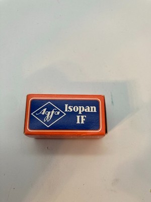 Agfa Isopan IF 135-36, Kassette, 17 DIN, ASA 40, Ablaufdatum Januar 1974, OVP