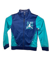 Boy's Nike Air Jordan BLUE Green Jacket Size M Medium 5-6 yrs Jumpman