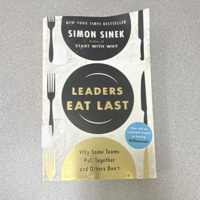 Leaders Eat Last by Simon Sinek Paperback Portfolio Penguin Publisher