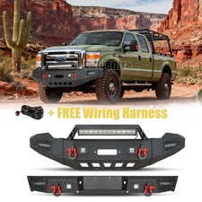 Aaiwa For 2011-2016 Ford F250-f350 Frontrear Bumpers Wwinch Plateled Lights Aaiwa For 2011-2016 Ford F250-f350 Frontrear Bumpers Wwinch Plateled Lights