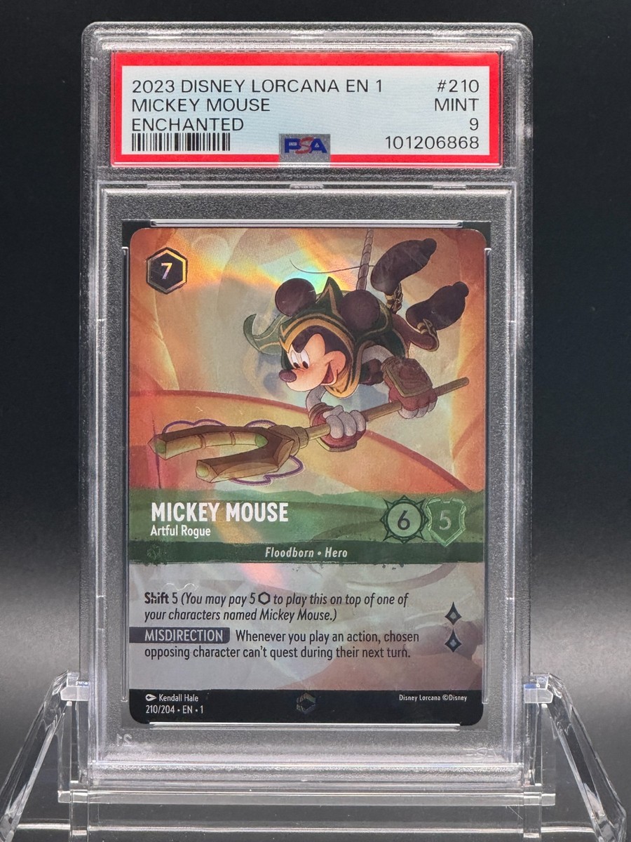 ロルカナ　ミッキー・マウス　エンチャンテッド　PSA10 #210 Lorcana ロルカナ ミッキーマウス エンチャンテッド PSA10