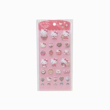 Hello Kitty Sticker Set Marshmallow Chocolate Theme 