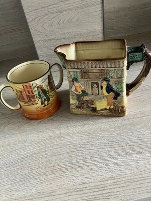Royal Doulton Dickens Ware Pickwick Papier Krug & Barkis liebevolle Tasse - volle Größe