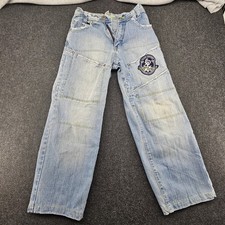 VTG Southpole Jeans Boys 10 Blue Denim Baggy Y2K Dynamics Equipment Tags