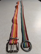 Girls Belts Colorful Lot Of 2