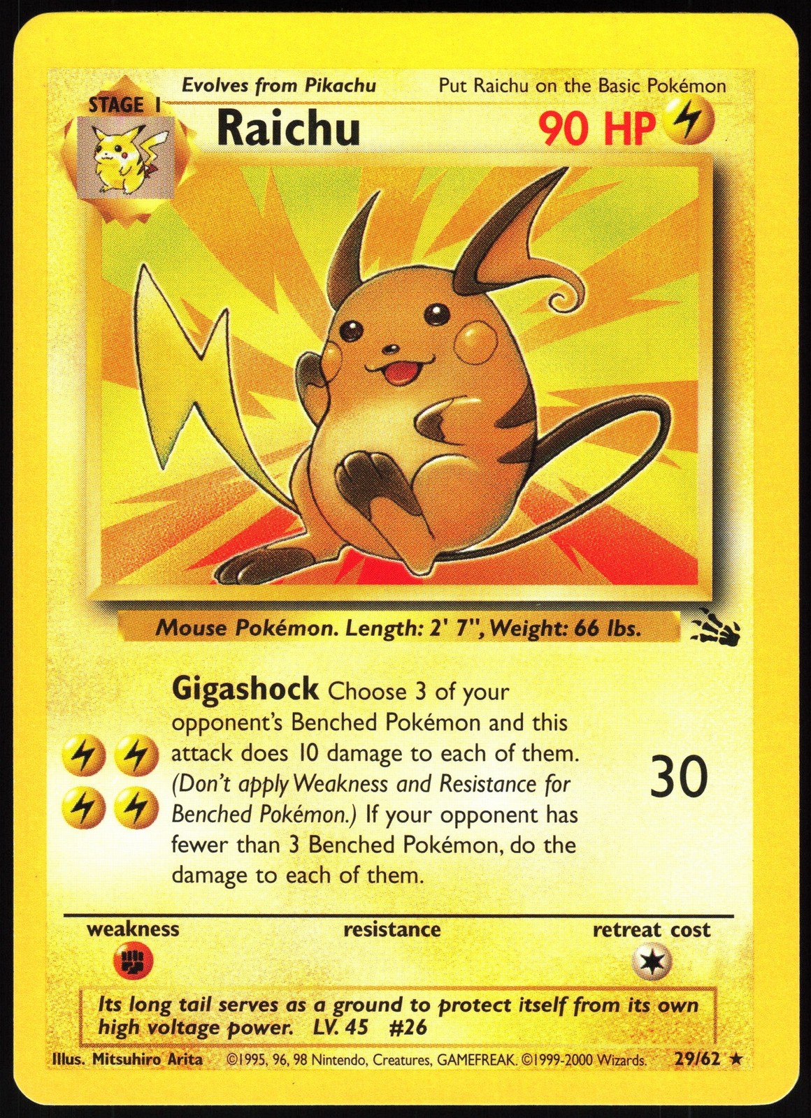 Raichu #29 NM