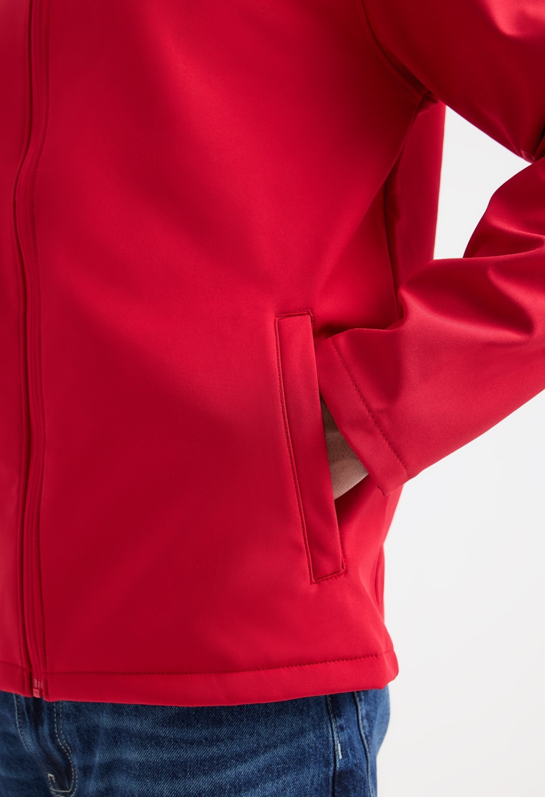 Personalised Custom Printed Soft Shell Jacket Full Zip Workwear with Text Logo image 7