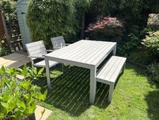 Aluminum Framed Ikea Garden Furniture Set 4 Piece