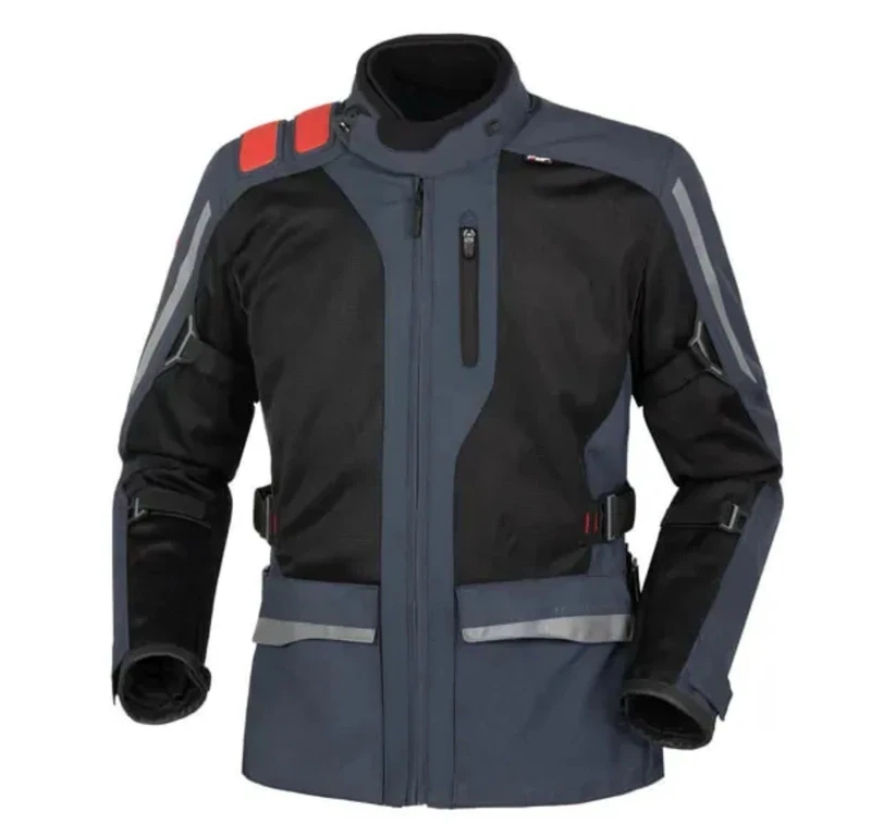 Tucano Urbano J-One Men’s Motorcycle Motorbike Waterproof Jacket D.Blue/Red L La